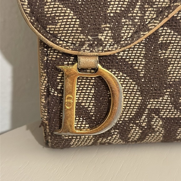 Christian Dior Saddle Compact Wallet (Rare/Tan Color) - Picture 4 of 11